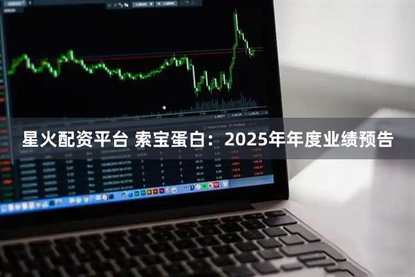 星火配资平台 索宝蛋白：2025年年度业绩预告
