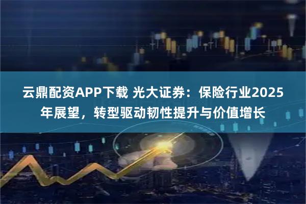 云鼎配资APP下载 光大证券：保险行业2025年展望，转型驱动韧性提升与价值增长
