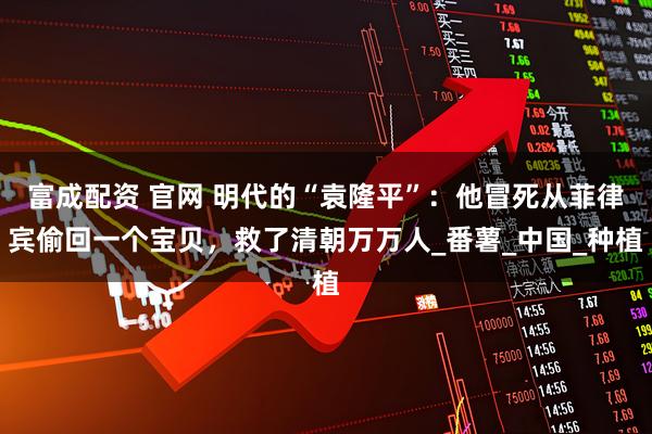 富成配资 官网 明代的“袁隆平”：他冒死从菲律宾偷回一个宝贝，救了清朝万万人_番薯_中国_种植